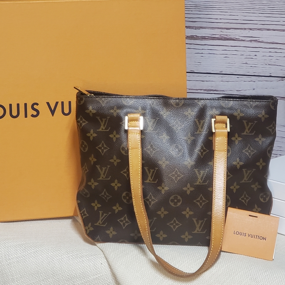 Authentic Louis Vuitton Cabas Piano Bag